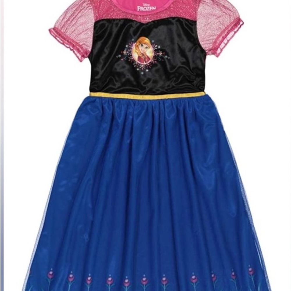 10 (bundle)Frozen Princess Dress with Pink and Blue Colors